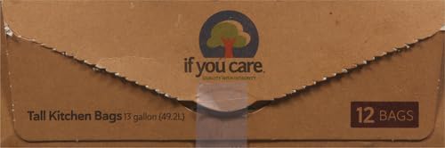 If You Care Tall Kitchen Bags, 13 gal, 12 Count (Pack of 12)