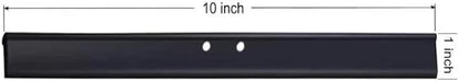 2PCS Replacement Silicon Rubber Squeegee Blade, 10 Inch Black