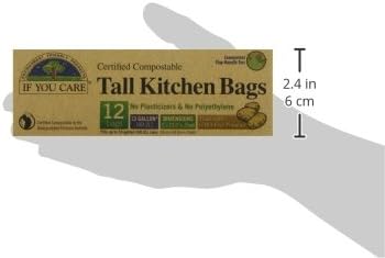 If You Care Tall Kitchen Bags, 13 gal, 12 Count (Pack of 12)