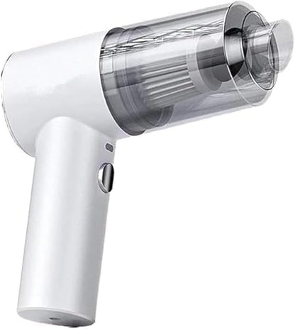 Dustaclean Original Handheld Vacuum,Portable Rechargeable Handheld Vacuum with Blower (White)