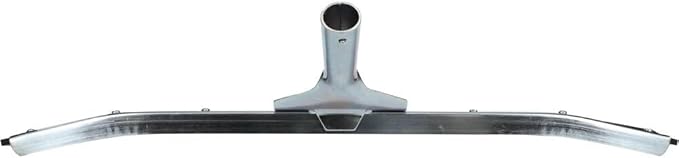 PRO SOURCE 24" Wide Petroleum-Resistant Curved-Blade Floor Squeegee: Taper Handle Connection