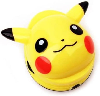Pikachu Mini Desk Eraser Crumbs Vacuum Cleaner(No Battery Included) (P)
