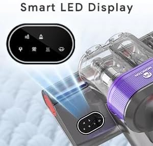 P820 Wired Mattress Vacuum Cleaner EU Plug,500W 18kPa UV Ultrasonic Negative Ion Bedding Neatness Care with Hot Air & Aromatherapy,LED Display