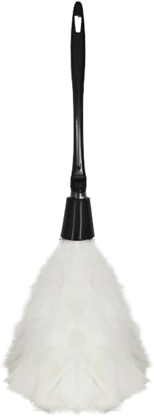 2PCS Feather Duster French Maid Accessories - Soft White Cleaning Feather Dust Prop