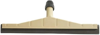 Soro Essentials- 18” Double Foam Blade Floor Squeegee Head Plastic- Commerical Lightweight Floor Scrubber Floor Squeegee for Tile Rubber Blade Cleaning Supplies Home Kitchen Restaurant