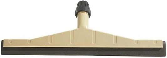 Soro Essentials- 18” Double Foam Blade Floor Squeegee Head Plastic- Commerical Lightweight Floor Scrubber Floor Squeegee for Tile Rubber Blade Cleaning Supplies Home Kitchen Restaurant