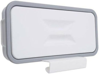 Hanging Trash Bag Holder with Lid Over Cabinet Garbage Bag Rack for Kitchen, Trash Holder with Lid
