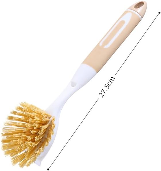 3 in 1 Dish Scrub Brush, Multipurpose Kitchen Cleaning Brush for Dishes, Pots, Pans, Sinks & Hard-to-reach areas