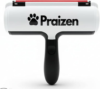Reusable Pet Hair Remover Roller – Premium Black & White Lint and Fur Cleaner for Cat & Dog Owners, Ideal for Furniture, Rugs, Bedding, Upholstery, Stairs, Car Interiors & Household Surfaces
