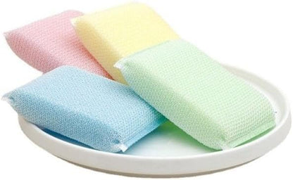 Swift-Scrub Non-Scratch Wire Steel Scrubber for Sustainable Cleaning of Utensils, Dishes, Counters, Sinks and Wet and Dry Cleaning Multipurpose Dish Wash Scrubber | (Ultra Power, Pack of 4)