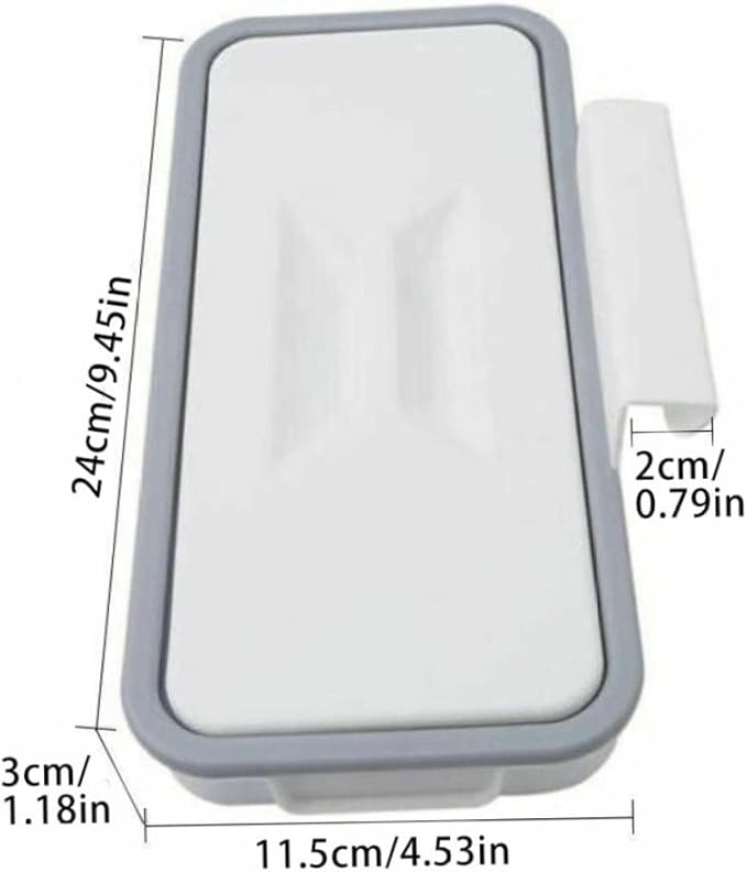 Hanging Trash Bag Holder with Lid Over Cabinet Garbage Bag Rack for Kitchen, Trash Holder with Lid