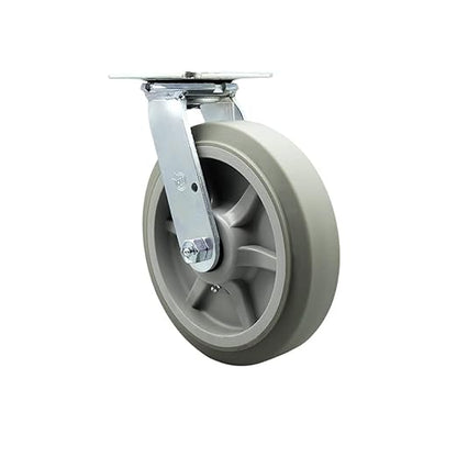 Service Caster Brand – 8 Inch Platform Truck Replacement Swivel Caster – Fits Rubbermaid Heavy Duty Platform Truck and Rubbermaid Side Panel Platform Truck – 4436M6 FG4436M60000