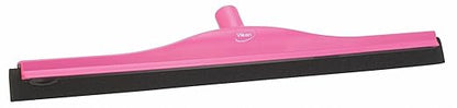 Vikan 77541 Squeegee,Fixed Head,Floor,24",PP/RB,Pink