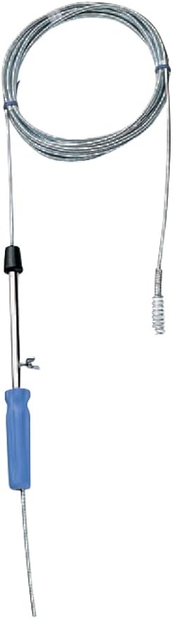 SANEI PR80-5M Pipe Cleaner, Length 16.4 ft (5 m), For Eliminating Clogging and Cleaning Drains, Double Winding Construction That Won't Break