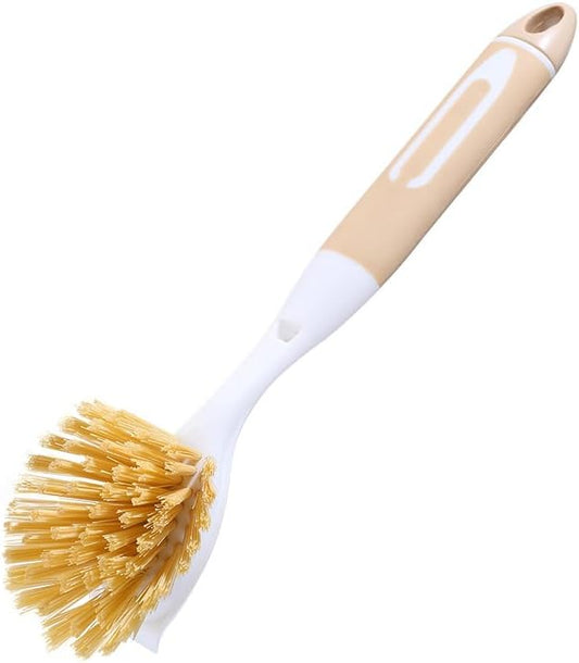 3 in 1 Dish Scrub Brush, Multipurpose Kitchen Cleaning Brush for Dishes, Pots, Pans, Sinks & Hard-to-reach areas