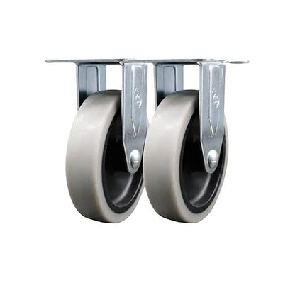 7734L1 FG7734L10000 Rubbermaid Mobile Work Center 7734-88 Replacement Rigid Caster – Fits Rubbermaid Mobile Work Center 7734-88 – Set of 2 – Service Caster Brand