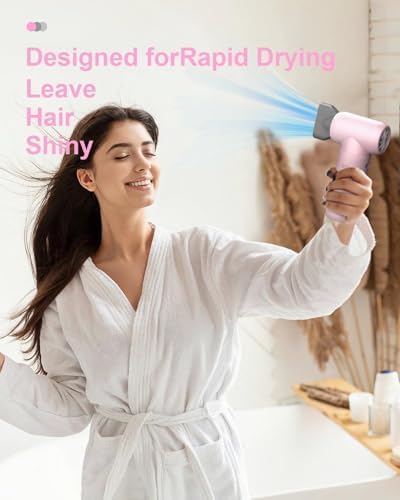 Compressed Air Duster, Powerful Blower Turbo Fan 180000RPM 3 Gear Adjustable Portable Electric Air Duster-Computer Air Duster Air Blower Cordless Jet Fan for Home and Car-Replaces Compressed Air Cans