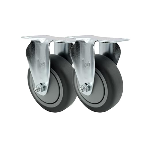 Rubbermaid Cube Quiet Replacement Caster Set Fits Cube Truck Set of 2 - Service Caster Brand