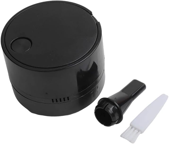 for Mini Desktop Vacuum Cleaner with High Suction Power, Portable Handheld for Vac for Crumbs and Debris on Desk, Keyboard, Sofa, Office and Home Use(Black)