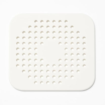 Silicone Drain Protector, Gray Anti-Clog Hair Catcher for Shower and Bathtub, 5.7 Inch Flexible Strainer with Easy Clean Design