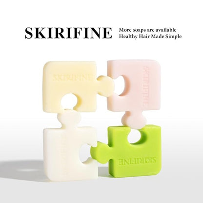 Puzzle-Shaped Tea Tree Solid Shampoo Bar - Soothing Scalp Therapy for Dandruff & Itch Relief - Cooling Minty Scent, Vegan (3.5oz)