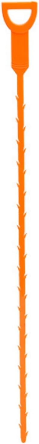 Drain Snake for Kitchen Sink & Toilet, Handheld Drain Auger for Hair Clog Removal, 20-Foot Flexible Drain Cleaner Tool for Bathroom Shower Drain Pipe, 20.47 x 0.79 x 0.79 Inches (1,Small)