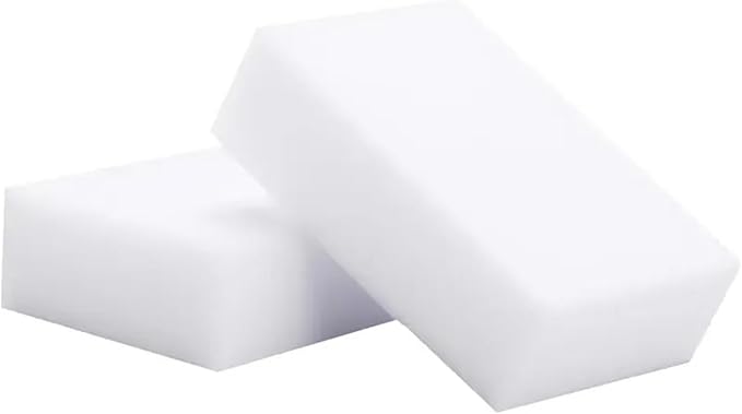 White Sponge Eraser Multi-functional Car Interior Detail Cleaning Tools Magic Sponge For Kitchen Bathroom Office(50pcs S)