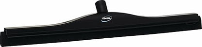 Vikan 77549 Squeegee,Fixed Head,Floor,24",PP/RB,Black