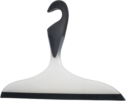 WENKO 18752100 Bathroom Squeegee Loano Black - for Bath and Shower, Plastic, Black