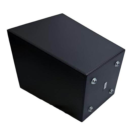 Black Leatherette Recycle & Trash Waste Bin with Dual Liners for Home or Office. 14.5 Quart Capacity.