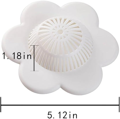 Hair Catcher Silicone Hair Stopper Shower Drain Covers with Suction Cups Suit for Bathroom Bathtub and Kitchen 1 Pack