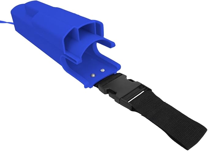 XERO Window Cleaning Holster and Belt- Detachable Side Bucket on a Belt Squeegee and Tool Holder for Home & Professional Cleaners-Fits up to Two 12-Inch Squeegees and One 18-inch squeegees- Blue