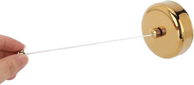 Retractable Clothesline, 304 Stainless Steel Heavy Duty Shower Clotheslines, 2.8m Nylon Wall Mounted Telescopic Washing Line with Screws Nuts, Bathroom Clothesline, Gold