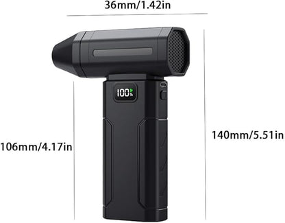 Electric Compressed Air Duster,150000RPM Cordless Air Duster,Super Power Cordless Mini Blower Cleaner,5 Gear Adjustable Dust,Fast Charging for Computer,Keyboard,Outdoor,Car,Home Cleaning