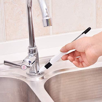 Portable Multi-Purpose Cleaning Kit: Includes 4 Window Track Brushes, Corner Scraper, Detachable Window Groove Cleaner, 2 Pumice Stone Bars. Deep Cleaner for Bathroom, Kitchenware, Door & Window Gaps.