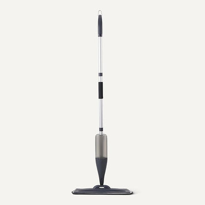 Amazon Basics Dry and Wet Floor Spray Mop, 360-Degree Swivel Spray Mop for Hardwood, Tile, Laminate, Vinyl Floor Cleaning with 16.9 oz Refillable Tank, 49-inch, 3-Pack Washable Microfiber Pads