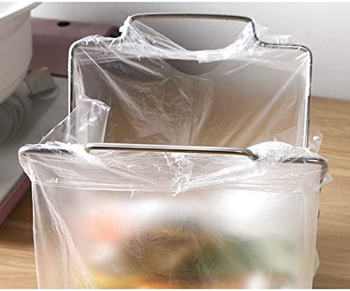 Desktop Trash Bag Holder,Small Garbage Bag Rack,Home Kitchen Countertop Folding Trash Bag Bracket Organizer Dishcloth Towel Rack