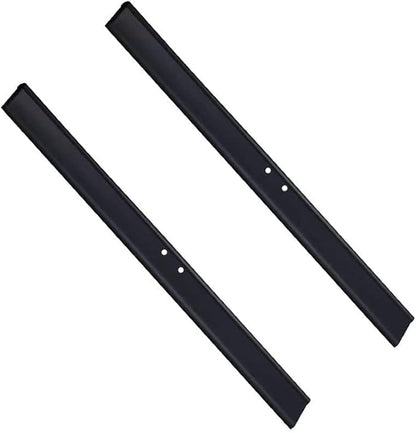 2PCS Replacement Silicon Rubber Squeegee Blade, 10 Inch Black