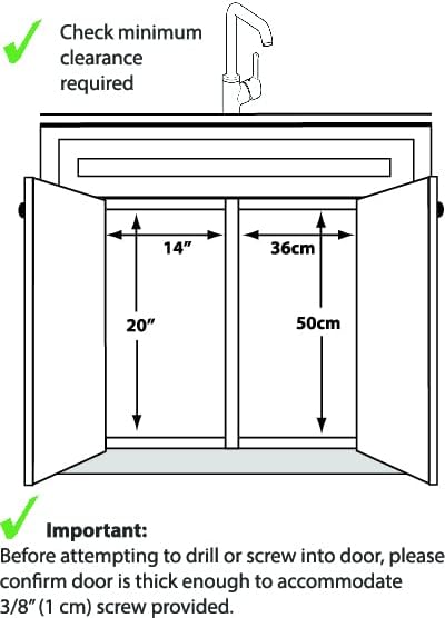 82215, 5 Gallon Trash Rack Frame System (13-1/4" W x 8"D x 18-1/2"H)