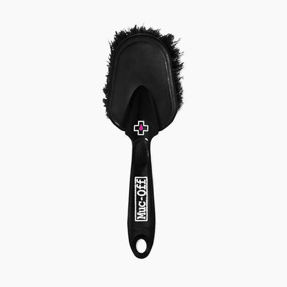 Muc-Off 206 5 Piece Premium Brush Kit - Includes 5 Bike Cleaning Brushes With Durable Nylon Bristles And Ergonomic Rubberised Handles To Minimise Impact