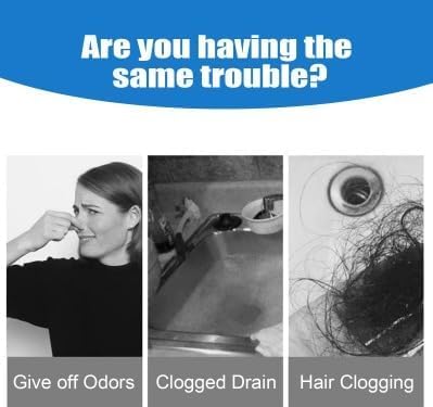 20 Pack Disposable Shower Drain Hair Catcher – 4" x 4" Mesh Drain Covers & Stickers, Filter Protector for Shower, Bathtub, Kitchen Sink & Laundry – Traps Human & Pet Hair