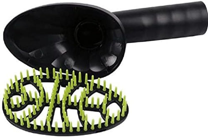 1.25 inch Pet Hair Vacuum Attachment – Dog & Cat Grooming Tool Compatible with Shop Vac, Bissell, Shark, Hoover, Eureka, Dirt Devil, Kenmore, and More (Pet Grooming Brush Tool)