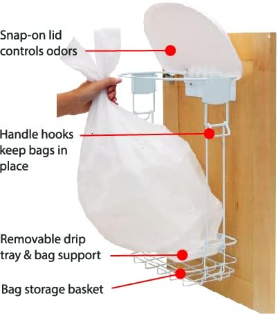 82215, 5 Gallon Trash Rack Frame System (13-1/4" W x 8"D x 18-1/2"H)