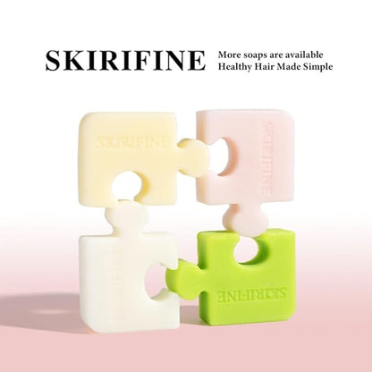 Puzzle-Shaped Grapefruit Solid Shampoo Bar - Energizing & Clarifying for Oily Hair - Invigorating Scent, Vegan & Zero-Waste (3.5oz)