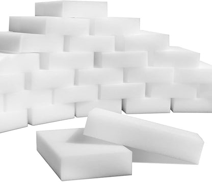 100 Pack Magic Cleaning Sponges Eraser,Multi-Functional Premium Melamine Sponge Foam Cleaning Pads,Dish,Household Cleaning Sponge for Kitchen,Furniture,Bathroom(Universal Cleaner)