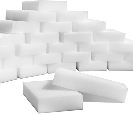 100 Pack Magic Cleaning Sponges Eraser,Multi-Functional Premium Melamine Sponge Foam Cleaning Pads,Dish,Household Cleaning Sponge for Kitchen,Furniture,Bathroom(Universal Cleaner)