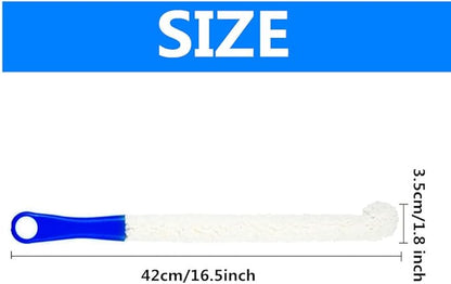 Wine Cleaning Brush Flexible Long Bottle Brush Cleaner for Wine Decanters, Goblets, Champagne, Cups, Glasses, Multi-Function Household Cleaning Tools (Dark Blue)