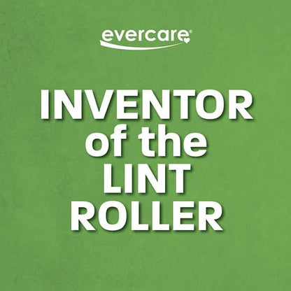 Evercare Pet Lint Roller Refill, Manual Operation, 60 Sheets per Roll, 6 Count Refill Pack for Pet Hair Removal, Green