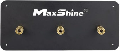 Maxshine 1/4" Universal Quick Connect Foam Cannon Holder (3 Cannons, Brand) – Wall-Mounted Organizer for Garage & Mobile Detailing – Holds Multiple Foam Cannons – Durable & Compatible Design