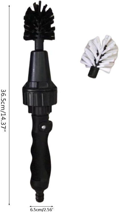 Vehicle Wash Tools Wheel Tire for Detailing Cleaning Brush Water-Powered Brush Multipurpose Cleaning Tools Motorcycle Bicycle Car Interior Exterior Cleaning Brush Kit